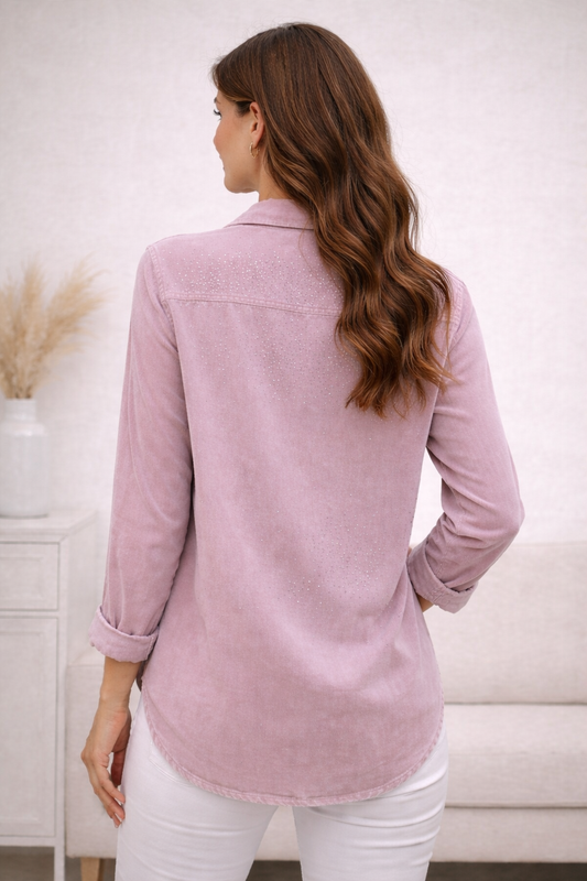 Camisa Mujer Casual Manga Larga – Blusa Elegante de Moda