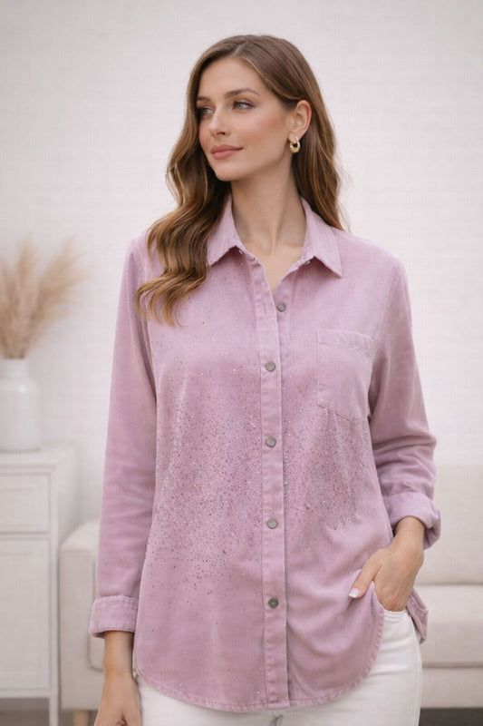 Camisa Mujer Casual Manga Larga – Blusa Elegante de Moda